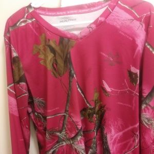 Real tree long sleeve shirt